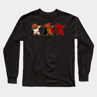 Poodle Dabing Horror Halloween T-shirt Long Sleeve T-Shirt